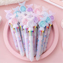 Colorful Refill Stationery Set Animal Mermaid Ballpoint Pen Rollerball Pen