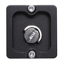 PU40 Quick Release Plate J1 N1 Tripod Ball Head Arca Swiss w/1/4-Inch Screw