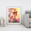 5D DIY Full Round Drill Diamond Painting Cross Series Abstract Home Decor