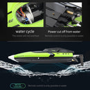 High Speed RC Speedboat 2.4GHz Water Cooling Ship with 2 Battery (Green)