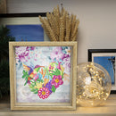 Wooden Diamond Painting Piggy Bank DIY Coin Saving Box Xmas Gifts (CQG08)