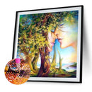 Lover Tree 5D Round Full Drill Diamond Painting Embroidery DIY Cross Stitch