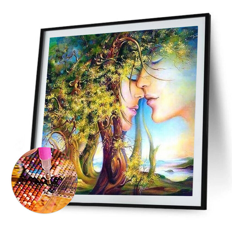 Lover Tree 5D Round Full Drill Diamond Painting Embroidery DIY Cross Stitch