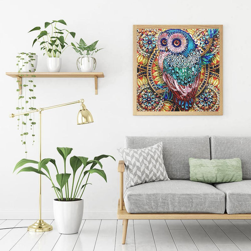 5D DIY Special Shaped Diamond Painting Bird Cross Stitch Mosaic Craft Kits Newly