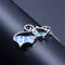 Exquisite Trendy Elegant Gift Fashion Chain Opal Necklace Cat Pendant Jewelry