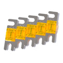 5pcs Nickel Plated Car Audio 32V AFS Mini ANL Fuses Auto Stud Fuses (40A)