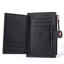 Women Fashion Leather Credit Card Wallet Card Case Ladies Casual Mini Coin Pu