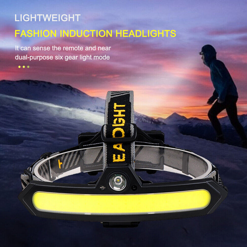 #A Waterproof Headlight USB Rechargeable Fishing Accessories Outdoor Waterproof