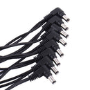 Daisy Chain Guitar Effect Pedal Power Supply Cable Wire Black (1 to 3 Way) Newly
