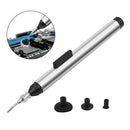 3 Suction Headers Tweezer Vacuum Sucking Pen Suction Sucker Pump IC SMD Remover