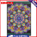 DIY Mandala Special Shaped Diamond Painting 50 Pages A5 Sketchbook Diary Book