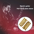Electric Guitar Bridge Pull String Bushing Mounting Sleeve Set for JM Jazzmaster
