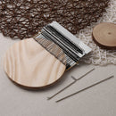 Wood Small Loom Mender Clothes Mending Weave Darning Machine (28 Needles) Newly