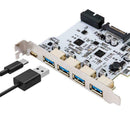 USB 3.0 PCI-E Type C Expansion Card PCI Express PCI-E 3.1 L6J8 Card USB To T3V2