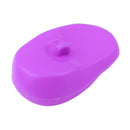 1 Pair Salon Hair Dye Silicone Ear Cover Barber Shop Anti Staining(Purple) Newly