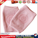 0-24M Kids Non Slip Crawling Elbow Knee Pads Infants Baby Kneecap (Pink) Newly