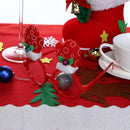 Funny Christmas Present Red Gloves Glasses Christmas Party Makeup Props