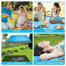 Large Travel Garden Outdoor Anti Sand Beach Mat Rug Picnic Blanket Camping Mat