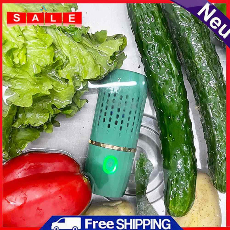 Portable Fruit Vegetable Washer USB Remove Residue from Cleaners