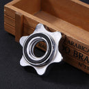 Lifting Standard Hex Nut Barbell Bar Solid Steel Spin-lock Dumbell Clamps Newly