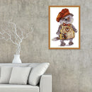 DIY Needlework Cat and Coffee Cross Stitch 14CT Stamp Embroidery (DA405)