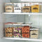 132Pcs Kitchen Pantry Labels Transparent Waterproof Labels DIY Jar Stickers