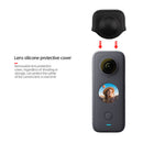 Silicone Lens Cap Protective Cover for Insta360 ONE X2 Scratch-Proof Guard Newly