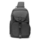 Waterproof Camera Storage Shoulder Crossbody Bag Carrying Backpack (Black)
