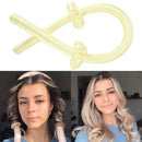 Heatless Curling Rod Foam Sponge Soft Hair Roller Styling Tools (Yellow) Newly