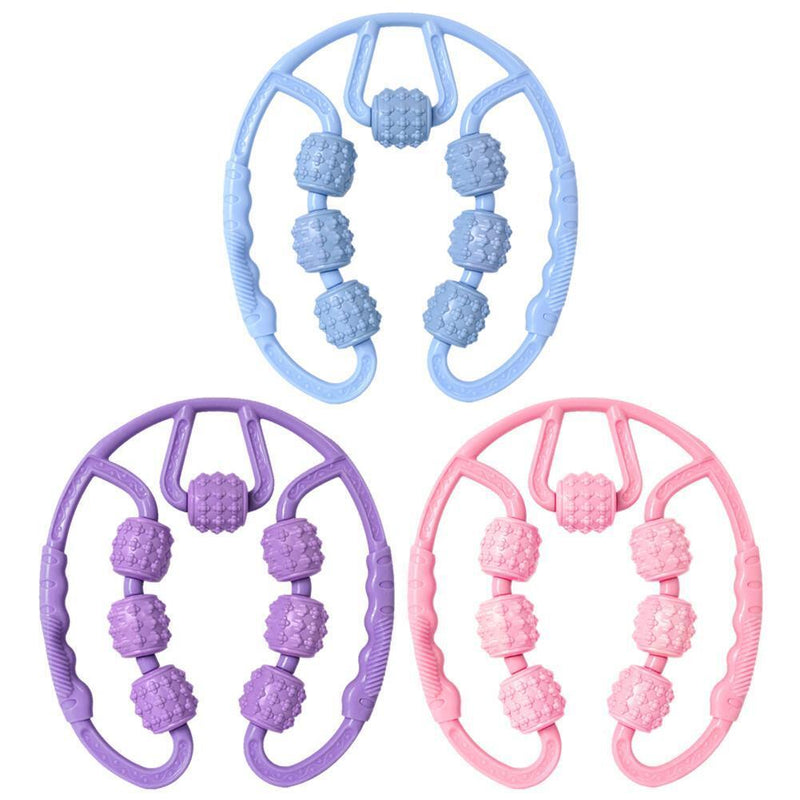 Trigger Point Relieve Muscle Roller Calf Leg Arm Pilates Massager (Purple)