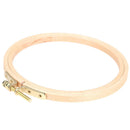 DIY Wooden Cross Stitch Frame Needlework Hoop Ring Embroidery Tool(12.5cm)