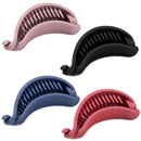 Color Cute Hair Clips Banana Shape Hair Claws Sweet Hairpins Ponytail Holder