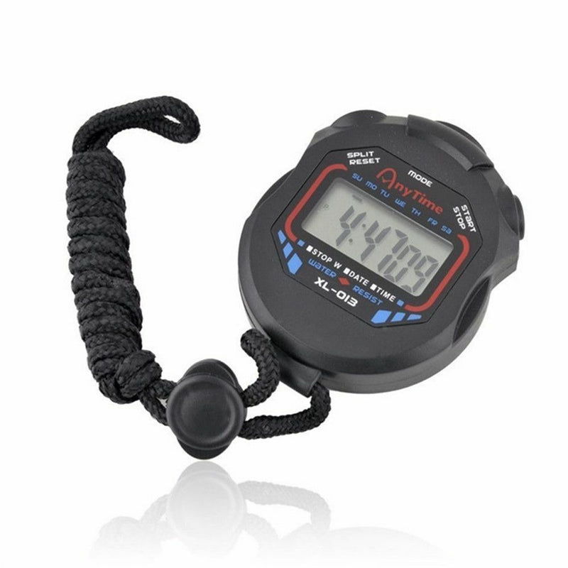 With Strap Professional Time Counter Digital Timer LCD Stopwatch Chronograph
