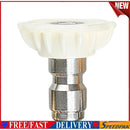 1/4 inch Quick Connect Pressure Car Washer Lance Spray Nozzle Tip (White)