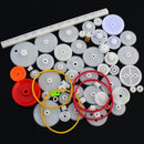 Car Kids Gift Package Kit DIY Gear Assortment Plastic Gears Axle Belt Bushings