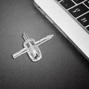 20pcs Valve Cores with 4-in-1 Tyre Tire Valve Stem Remover Repair Tool  Newly