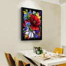Oil Paint By Numbers Flower Coloring Picture Digital