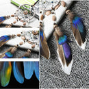 Mirror Ornament Pendant Chic Feather  Handcraft  Car Interior Dream Catcher
