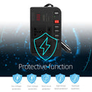 300W Car Inverter DC 12V to 220V Power Converter 4 USB Ports Socket Adapters