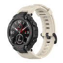 Silicone Watch Strap Band for Huami Amazfit T-Rex Pro/Amazfit T-Rex (Beige)