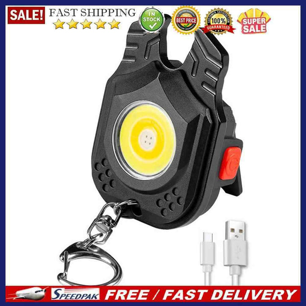 Type-C USB Rechargeable Portable Flashlight Camping Fishing Climbing Lanter