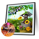 Garden 5D DIY Full Round Drill Diamond Painting Decor Needlework (C1298)