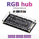 10 Ports RGB Fan HUB PC Computer Desktop 5V 3PIN ARGB Extension Splitter Adapter