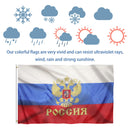 Premium Russia Flag Russian National Country Flags Polyester with Brass Gromm
