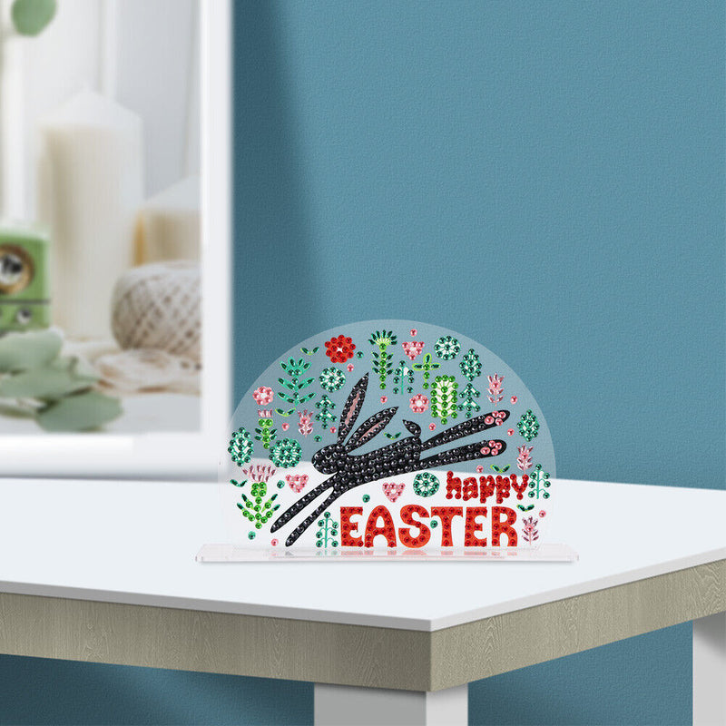 DIY Crystal Diamond Painting Rhinestone Easter Scene Ornaments Kit (CB007)