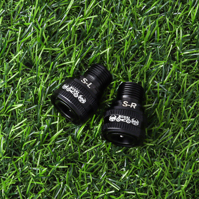 MUQZI MTB Bicycle Pedal Lock Extension Quick Release Pedal Adapters (Black)