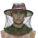Camouflage Mosquitoes Net Fishing Hat Bee keeping Insects Prevention Cap Newly