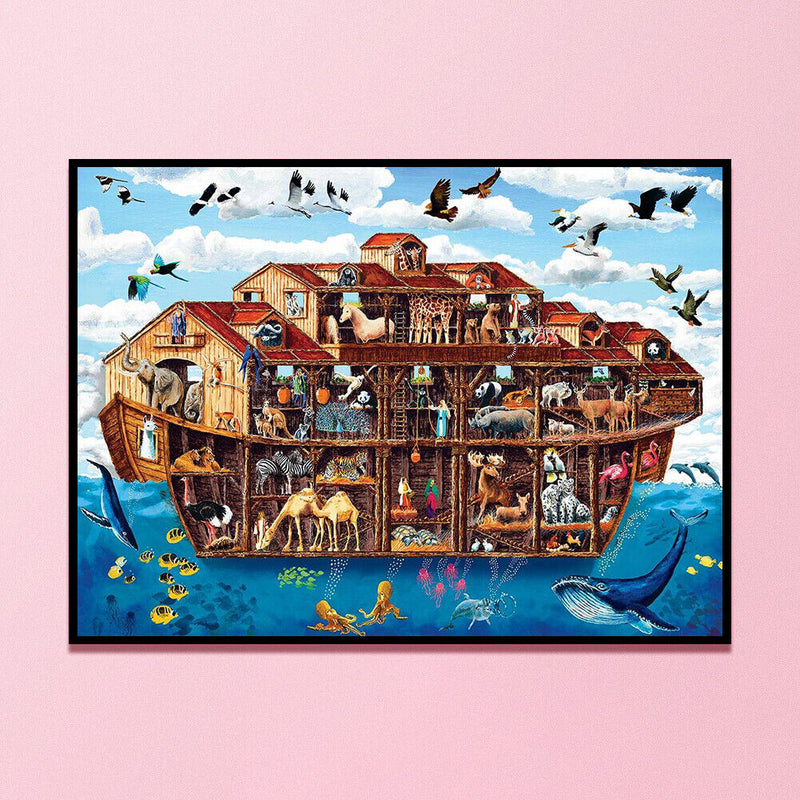 Full Cross Stitch Animals 11CT DIY Printed Embroidery Cotton Home Decoration Kit