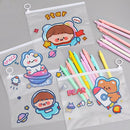 Organizer File Folder File Bag Stationery Storage Bag Pencil Case Ring Zipper