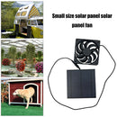 5W 6V Greenhouse Mini Solar Panel Exhaust Fan for Dog Chicken Pet House